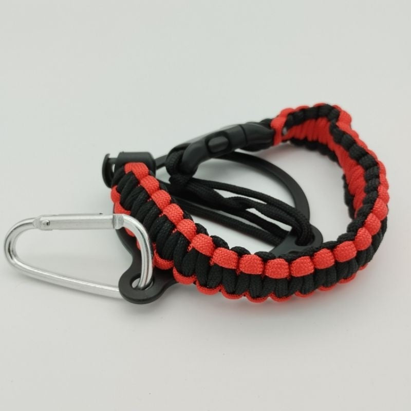 Paracord Bottle Handle Carry / Shoulder Strap - Fits ALL BOTTLES - Nalgene, Camelbak, Mineral Water, Hydroflask, Tumbler