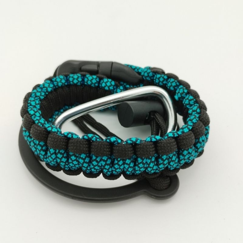 Paracord Bottle Handle Carry / Shoulder Strap - Fits ALL BOTTLES - Nalgene, Camelbak, Mineral Water, Hydroflask, Tumbler