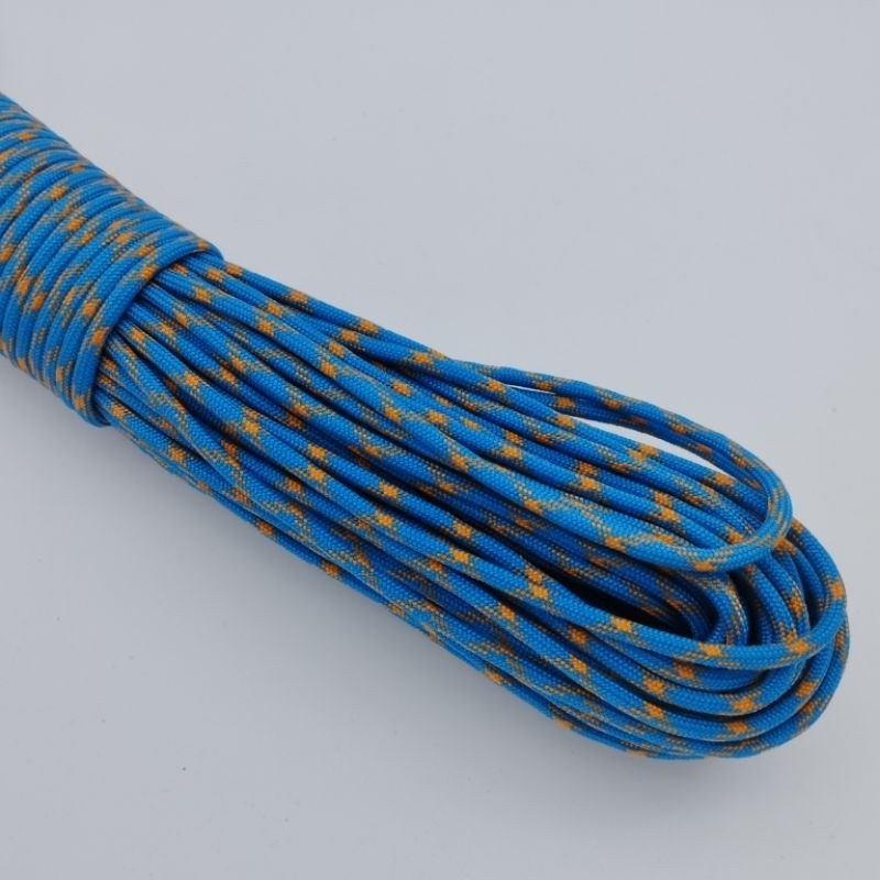 550 Paracord 100ft Patterns - Blues, Grays & Multi-Colour (Rainbows) - 4mm - 7 strand - China Cord - SG Stock