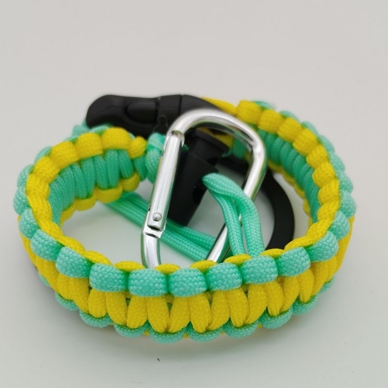 Paracord Bottle Handle Carry / Shoulder Strap - Fits ALL BOTTLES - Nalgene, Camelbak, Mineral Water, Hydroflask, Tumbler