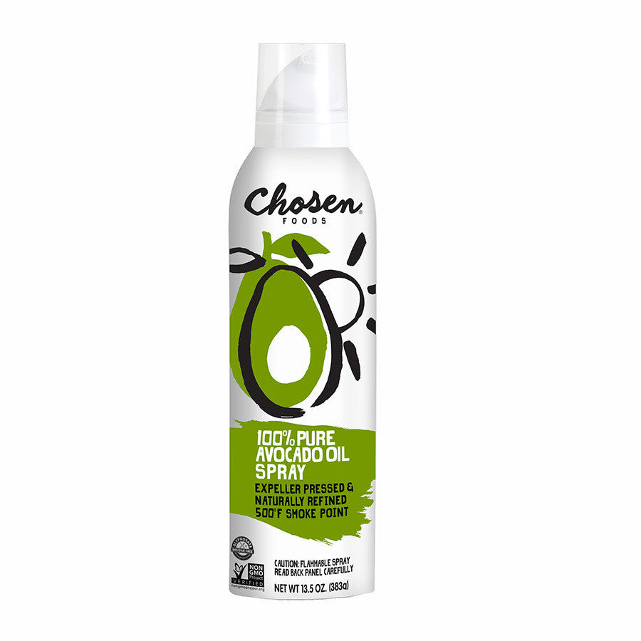 Chosen Foods 100% Pure Avocado Oil Bottle and Spray Natural Press Expeller