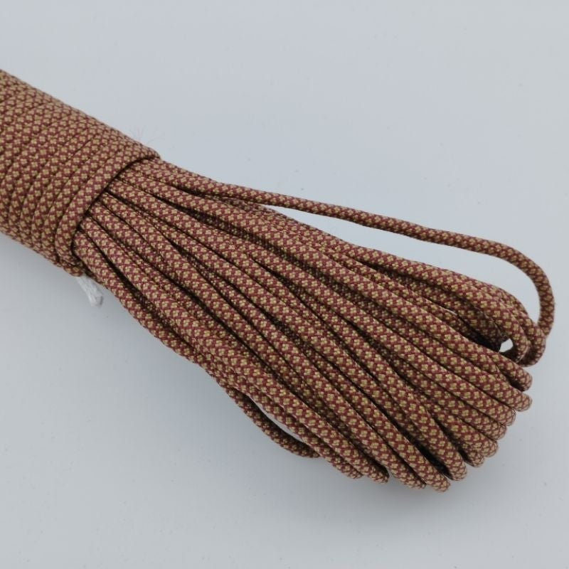 550 Paracord 100ft (30m) Camo Colours, Brown and Black Patterns - Camouflage - Tactical - 4mm - 7 strand - SG Stock
