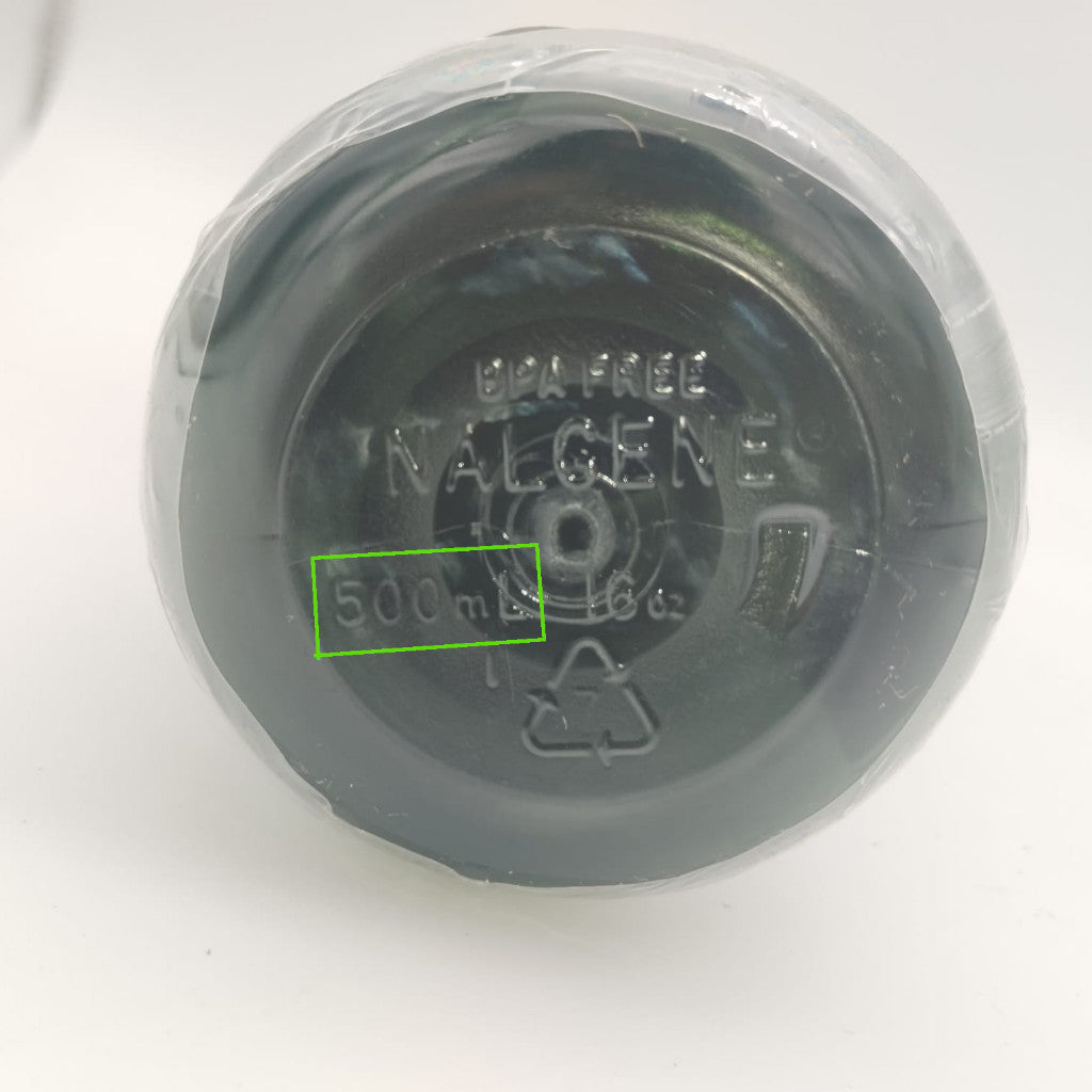 Nalgene 500ml Wide Mouth Water Bottles - 16oz - Tritan Sustain (Markings to 400ml, 500ml Volume to brim) WM