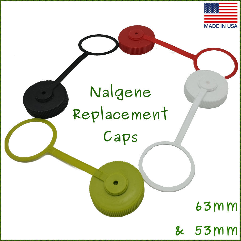 Nalgene Wide Mouth Replacement Caps for 1l or 1.5l (63mm); 500ml (53mm) *No Packaging