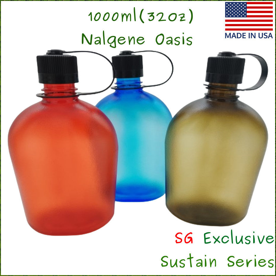 Nalgene 1l Oasis Canteen Water Bottle Sustain