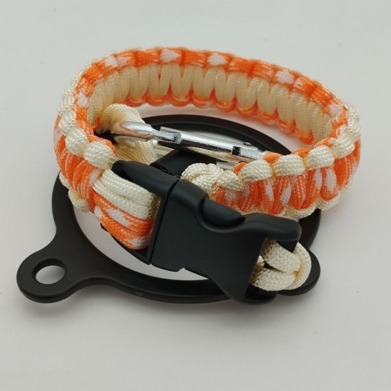 Paracord Bottle Handle Carry / Shoulder Strap - Fits ALL BOTTLES - Nalgene, Camelbak, Mineral Water, Hydroflask, Tumbler
