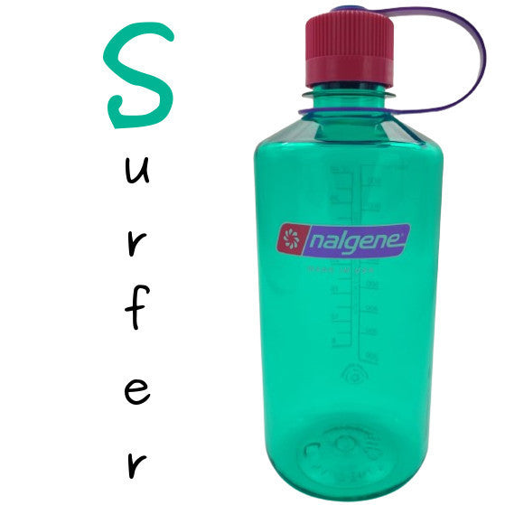 Nalgene 1l Narrow Mouth Water Bottle 32oz Tritan Sustain NM