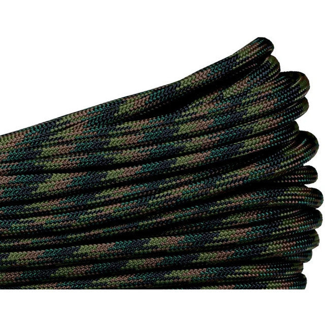 USA-Made Atwood 550 Paracord (buy by the meter) - Solid, Pattern and Camo Colours