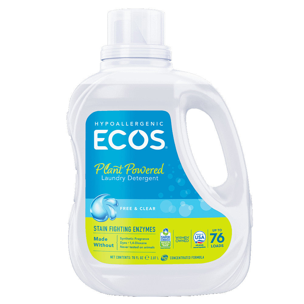 Ecos Hypoallergenic Laundry Detergent with Enzymes - Eco Friendly
