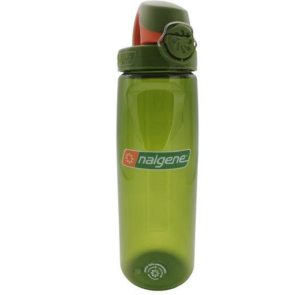Nalgene On The Fly (OTF) 700ml / 24oz Sustain Narrow Profile Bottle, Made in USA, Drinking Spout in Cap