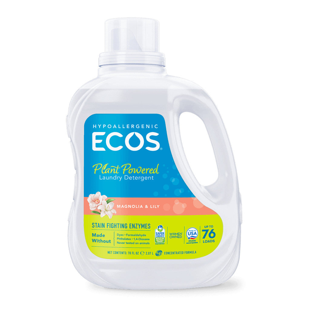Ecos Hypoallergenic Laundry Detergent with Enzymes - Eco Friendly