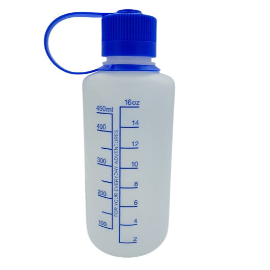 Nalgene Narrow Mouth 500ml / 16oz Ultralite White HDPE Water Bottle