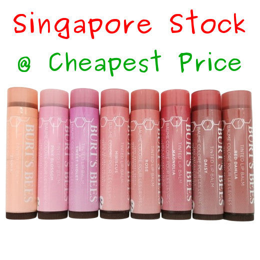 Burt's Bees Tinted Lip Balm - 100% Natural - Hint of colour; 8-hour moisturization - Made in USA - 4.25 gram