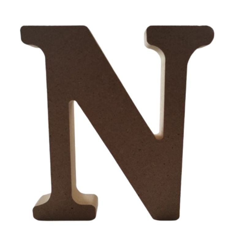Free Standing Letters 10cm SG-Seller - MDF Light Wood Colour - Alphabets, Numbers, Star and Heart Shapes for Signage DIY