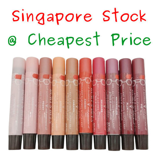 Burt's Bees Lip Shimmer - 100% NATURAL - Made in USA - SG Seller - Glitter