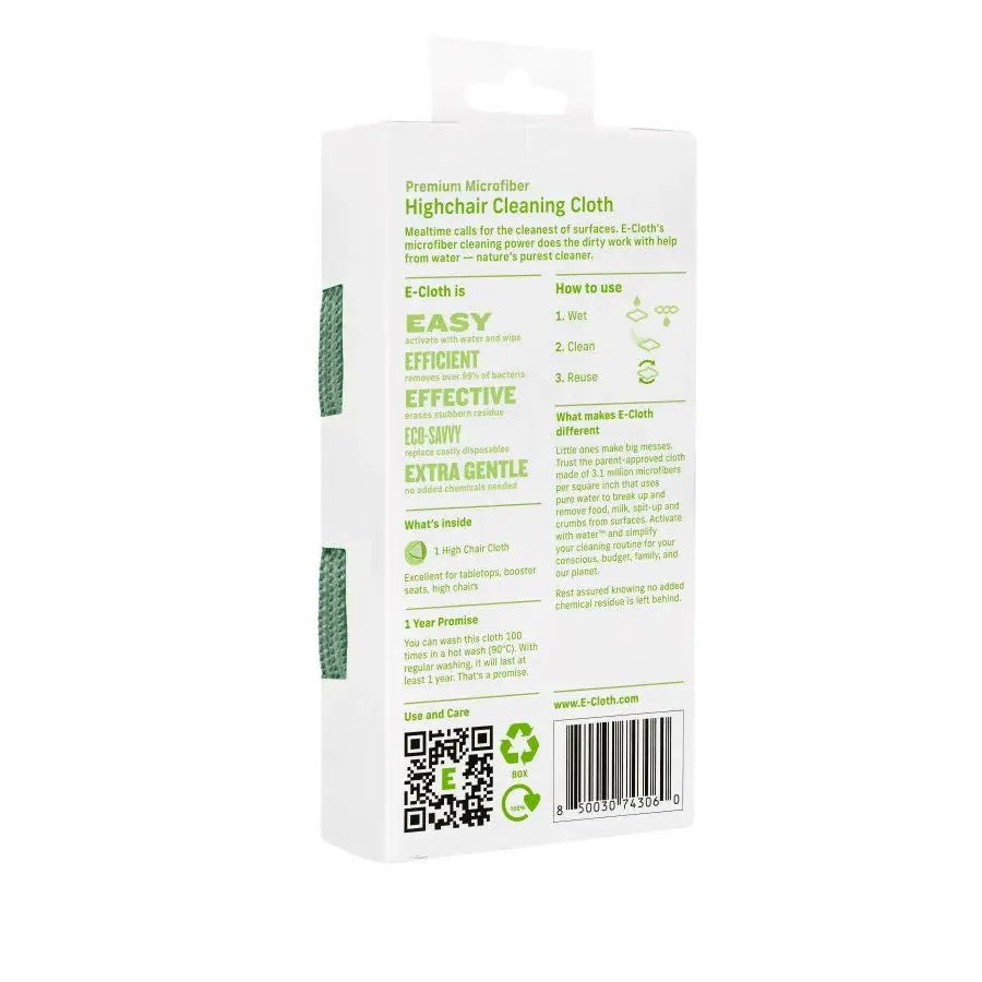 E-Cloth Baby High Chair Cleaning Cloth 32 x 32cm