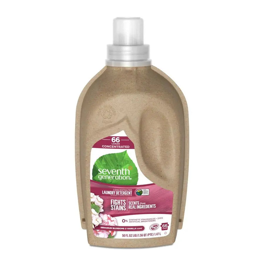 Seventh Generation Geranium Blossoms & Vanilla Liquid Laundry Detergent 1.47l