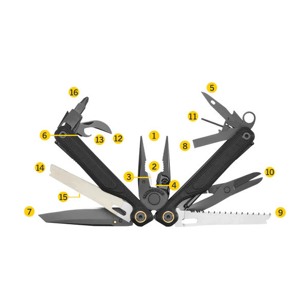 Leatherman Wave Alpha Multi-Tool w/MagnaCut Steel Blade Black G10 Scales - Obsidian