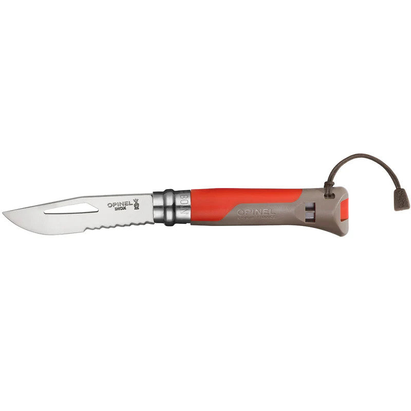 Opinel No 8 Outdoor Folding Knife w Whistle