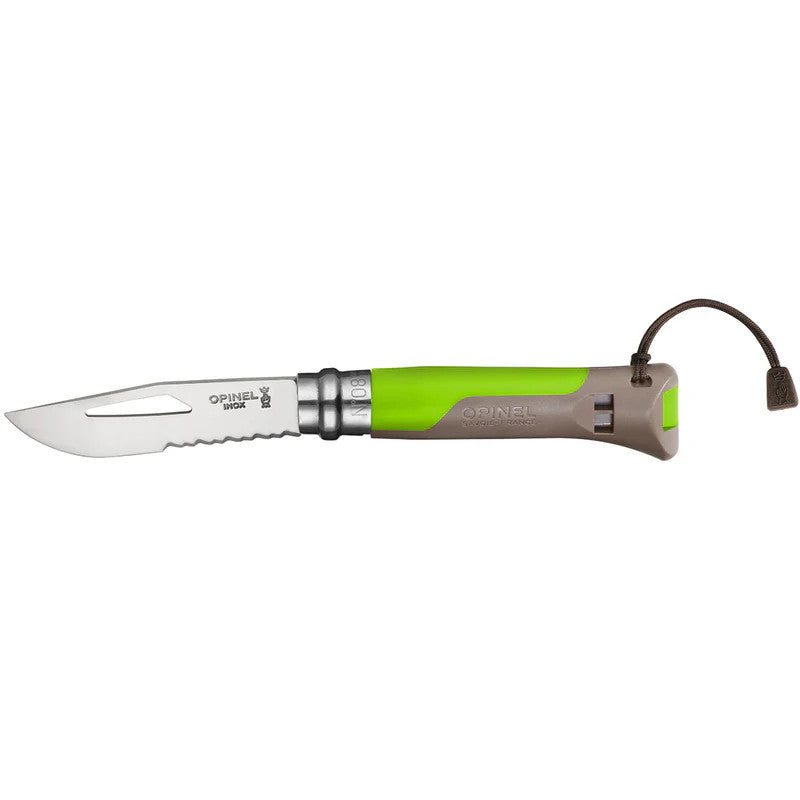 Opinel No 8 Outdoor Folding Knife w Whistle