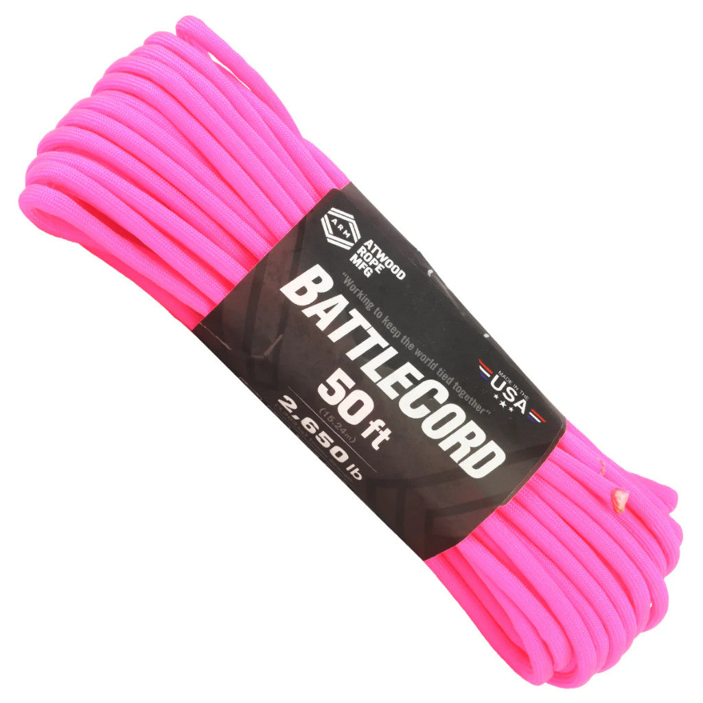 Atwood 5.6mm Paracord - Battlecord - Made in USA - 15m Length - 1202 kg Breaking Strength - Battle Ready