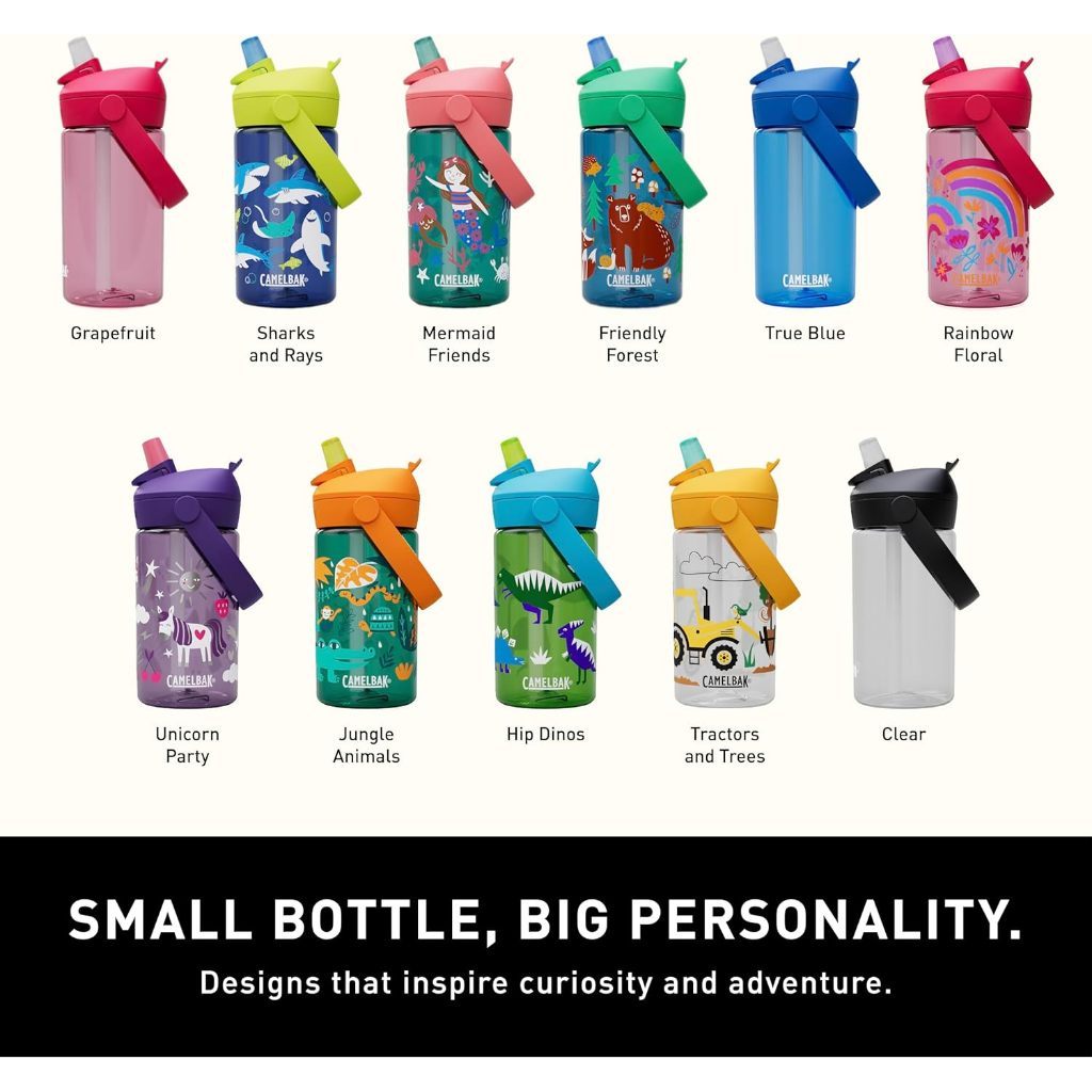 Camelbak Thrive Flip Straw Kids 400ml / 14oz Water Bottle Tritan Renew