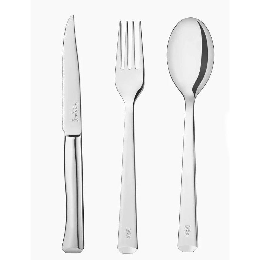 Opinel Perpétue Flatware Collection 6PC Set (Spoons and Forks in Box, Knives loose)