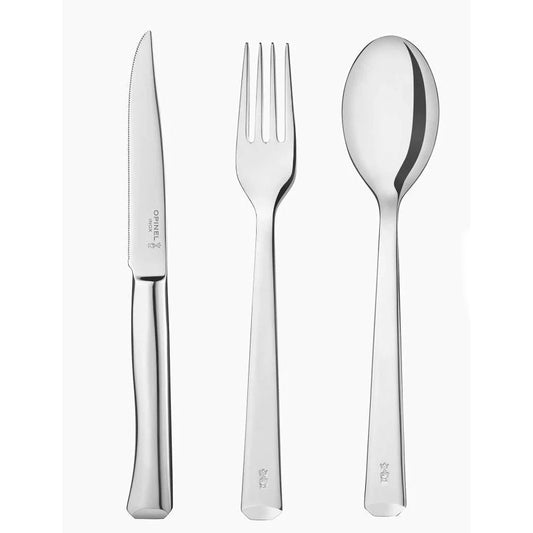 Opinel Perpétue Flatware Collection 6PC Set (Spoons and Forks in Box, Knives loose)
