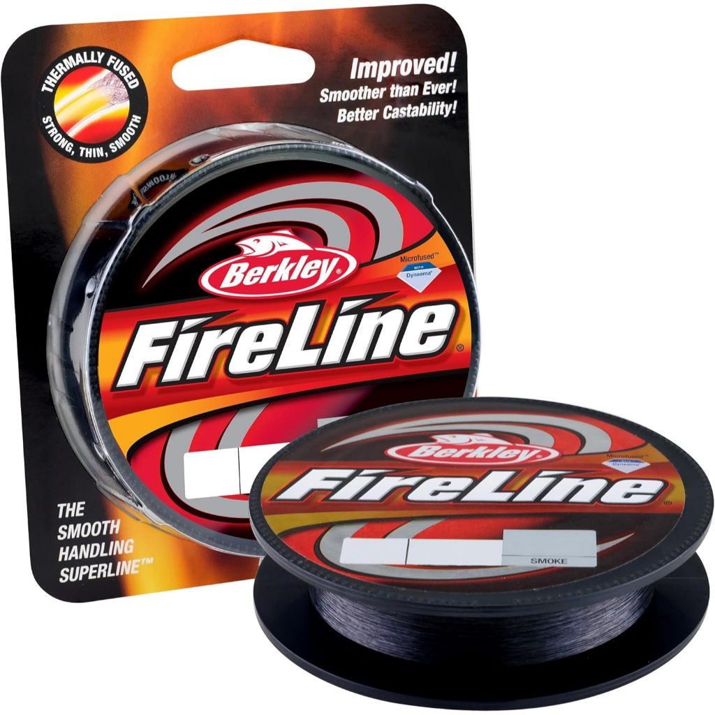 Berkley FireLine Smoke Fused Braided Line 275m 6lb, 8lb, 14lb, 30lb