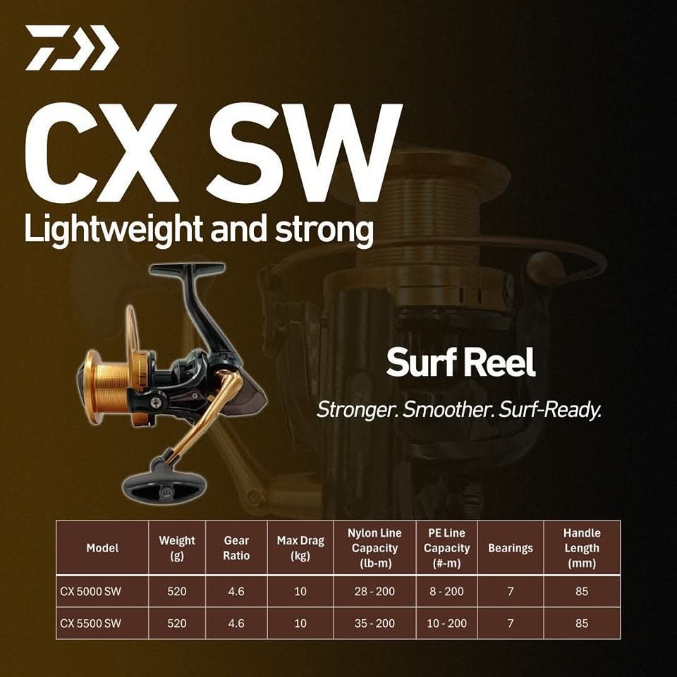 Daiwa CX SW 5000 - Best for Surf Cast