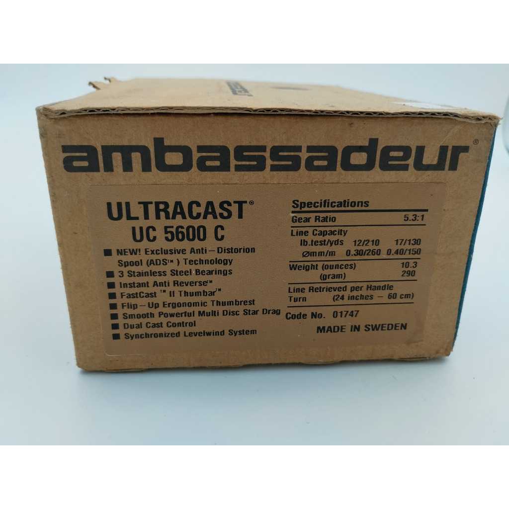 Abu Garcia Ambassadeur Overhead Reel Ultracast 5600 C