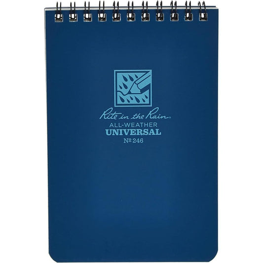 Rite in the Rain Top Spiral Waterproof Notebook 4 x 6 inch / 100 pages #246