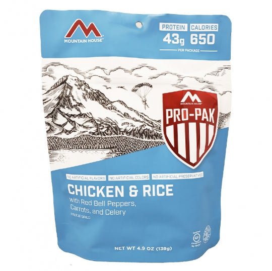 Mountain House Rice & Chicken Pro-Pack Freeze Dried Meal