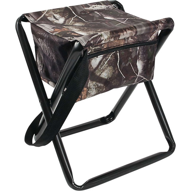 Allen Camo Folding Stool w Back Rest