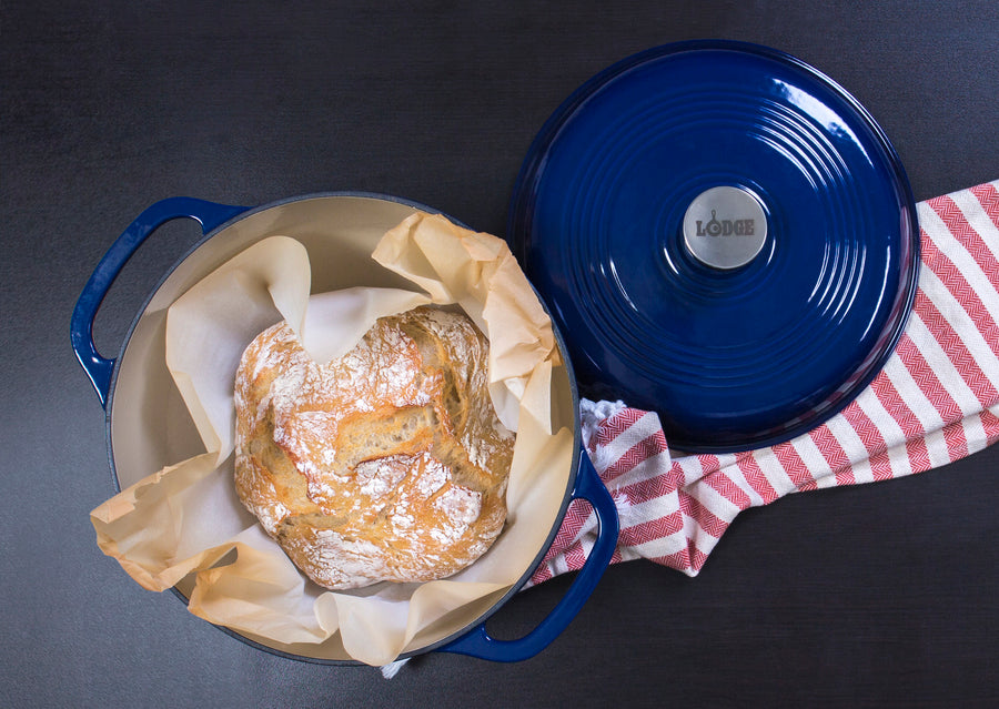 Lodge Enameled Cast Iron Dutch Ovens (3, 4.5 & 6 quarts)