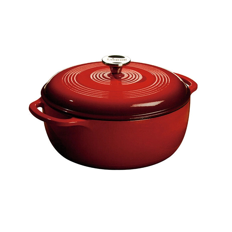 Lodge Enameled Cast Iron Dutch Ovens (3, 4.5 & 6 quarts)