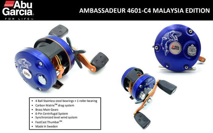 Abu Garcia Ambassadeur C4-4601 Malaysia Edition –