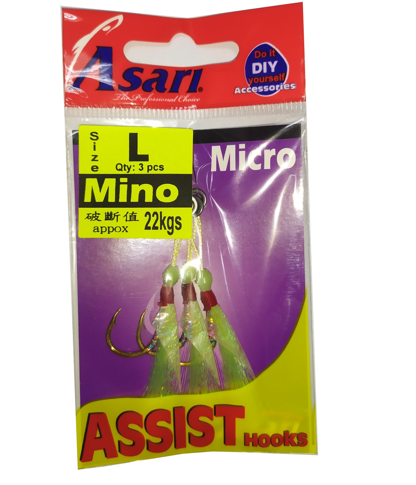 Asari Mino Assist Hooks Singles