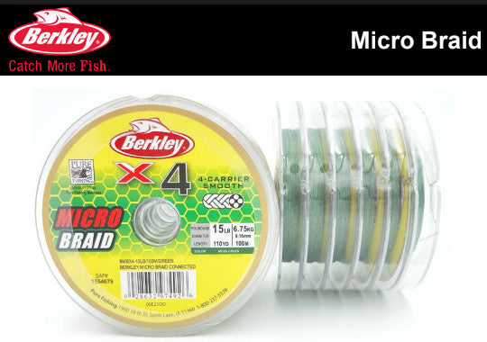 Berkley Micro Braid (per 100m Connected Spool)