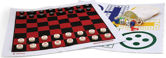 Coghlans 3-in-1 Game Roll - Chess, Checkers, Ludo
