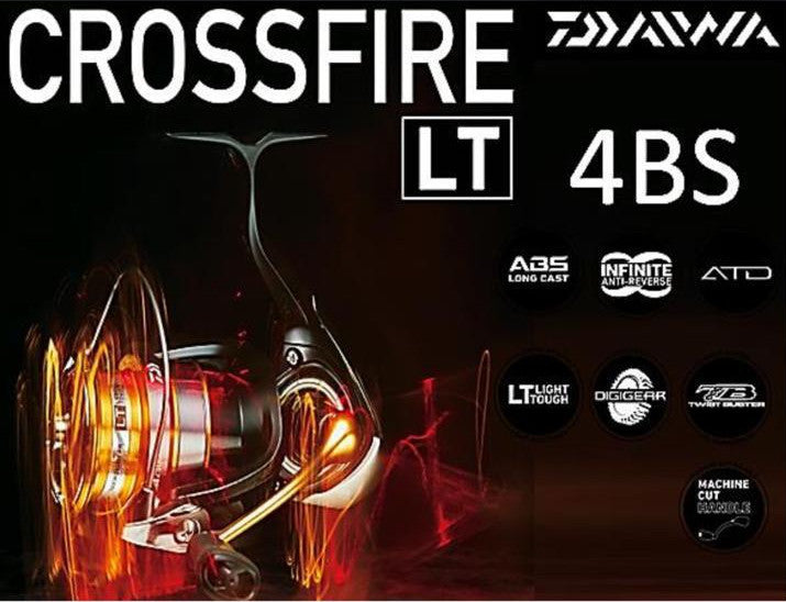 Daiwa CrossFire 4BS LT Spinning Reel (Sz 1000-3000)
