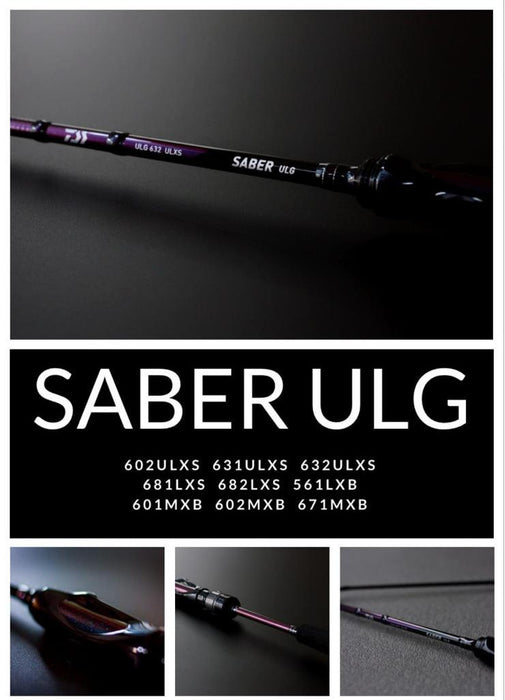 Daiwa Saber ULG Ultralight Spinning Rods