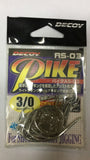 Decoy Pike Jigging Hooks AS-03 (Sz 1-3/0)