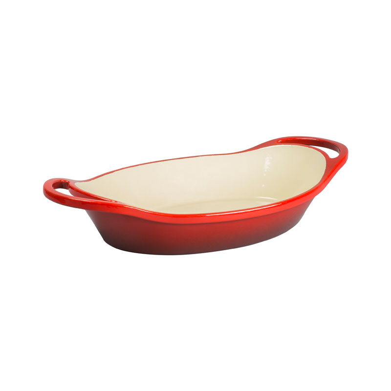 Lodge 2 Quart Oval Indigo Enameled Cast Iron Casserole