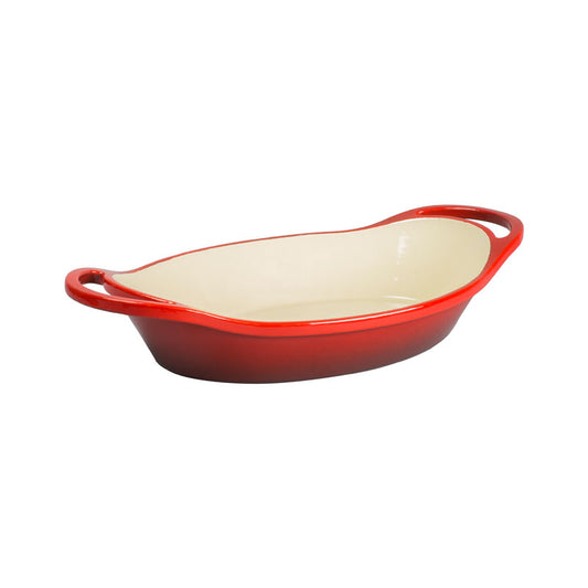 Lodge 2 Quart Oval Indigo Enameled Cast Iron Casserole