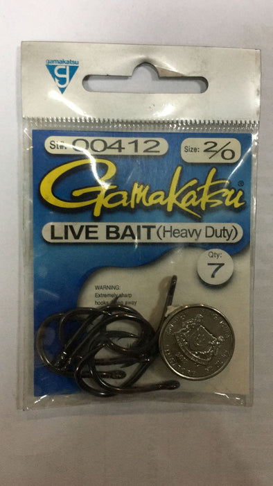 Gamakatsu Heavy Duty Live Bait Hook 2/0 –  Outdoor Equipment