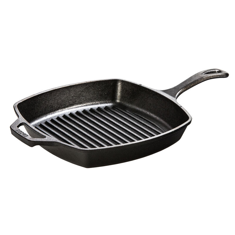 Lodge Cast Iron Grill Pans - Round & Square Models
