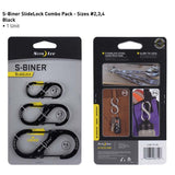 Nite Ize SlideLock S-Biner Steel 3-pack
