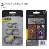 Nite Ize SlideLock S-Biner Steel 3-pack