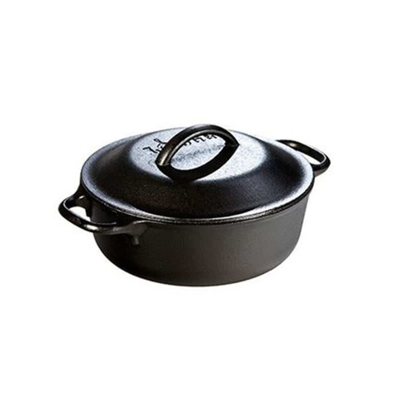Lodge Cast Iron Dutch Oven - 1, 2 & 5 quarts - Stove Top Models - Made in USA